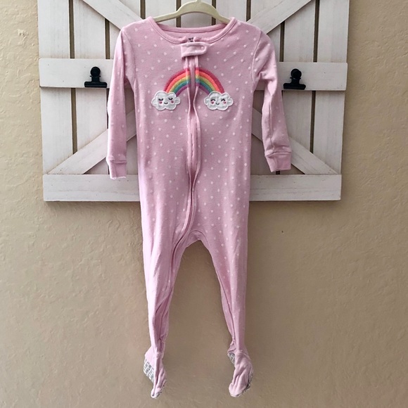 rainbow footie pajamas